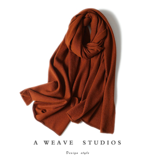 启超名媛白富美！羊绒大披肩围巾两用女纯羊绒保暖空调屋披肩秋冬