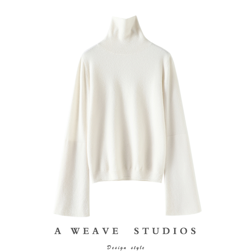 启超高端100%纯山羊绒衫