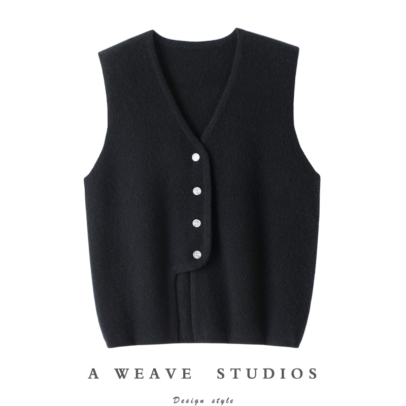 启超高端100%纯山羊绒衫