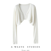 夏季 防晒小坎肩短款 羊绒针织开衫 气质满分 外搭披肩女薄外套罩衫