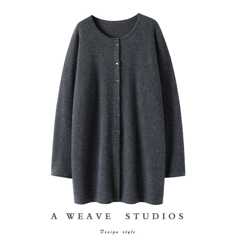 满身气质感~中长款圆领100%纯山羊绒开衫女毛衣针织外套秋冬新款,女装/女士精品,羊绒衫,淘宝优惠券,粉丝福利购,淘宝优惠卷