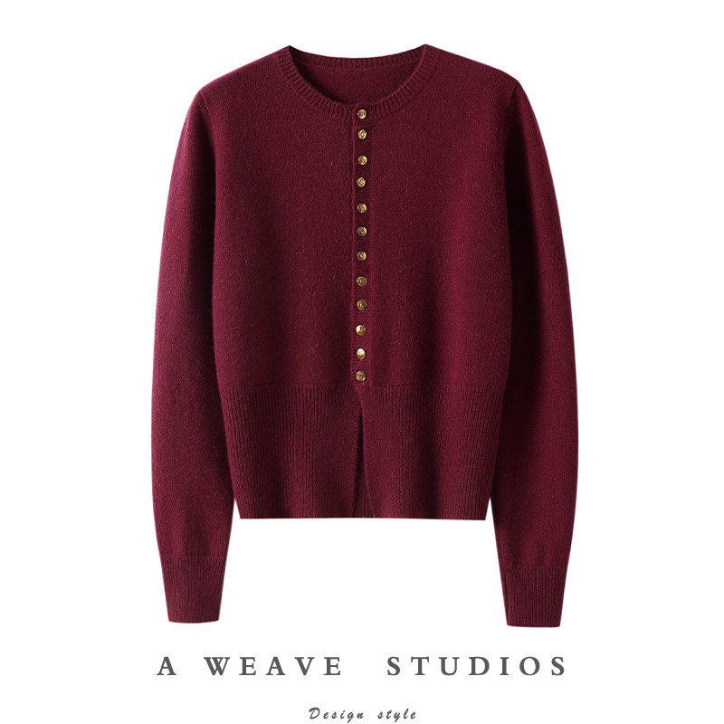 上身太好看了~加厚圆领100%纯山羊绒开衫女纯羊绒毛衣针织外套,女装/女士精品,羊绒衫,淘宝优惠券,粉丝福利购,淘宝优惠卷