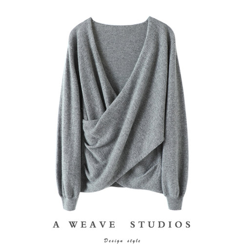 启超高端100%纯山羊绒衫