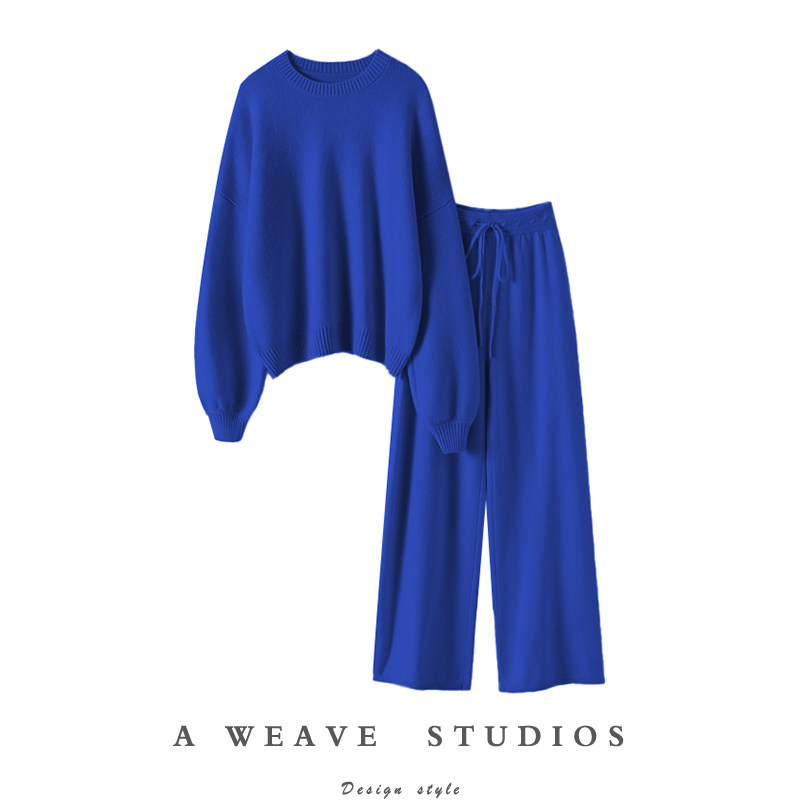 实力和品位！灯笼袖加厚100%纯羊绒衫女毛衣阔腿裤子羊绒套装秋冬,女装/女士精品,羊绒衫,淘宝优惠券,粉丝福利购,淘宝优惠卷