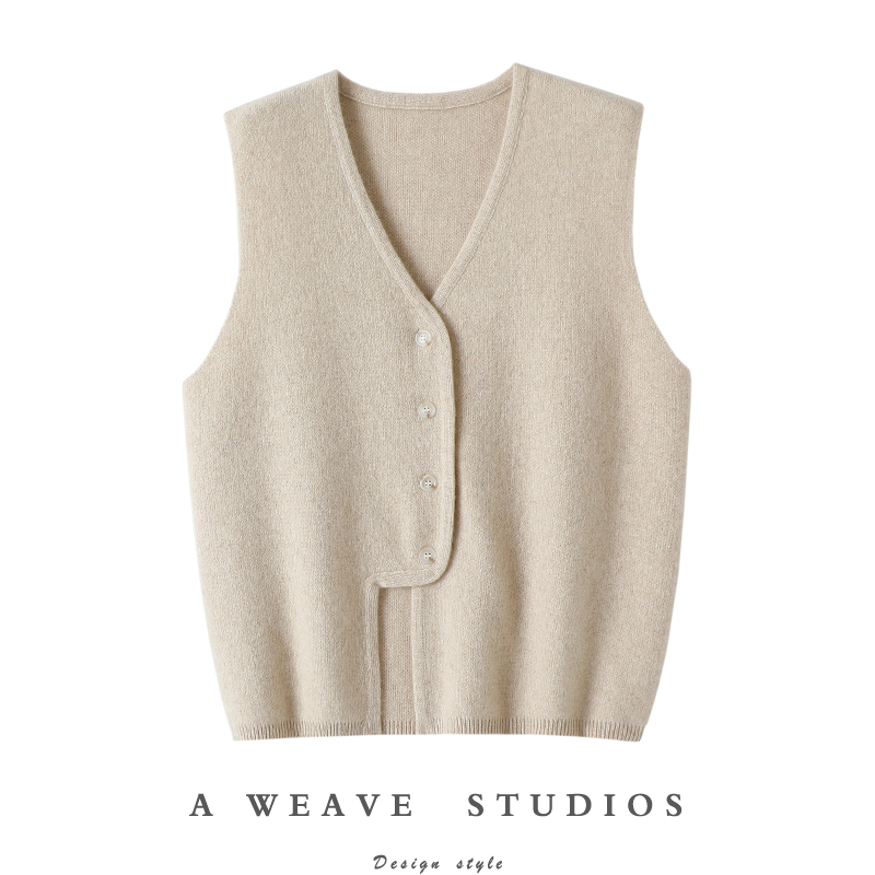 启超高端100%纯山羊绒衫