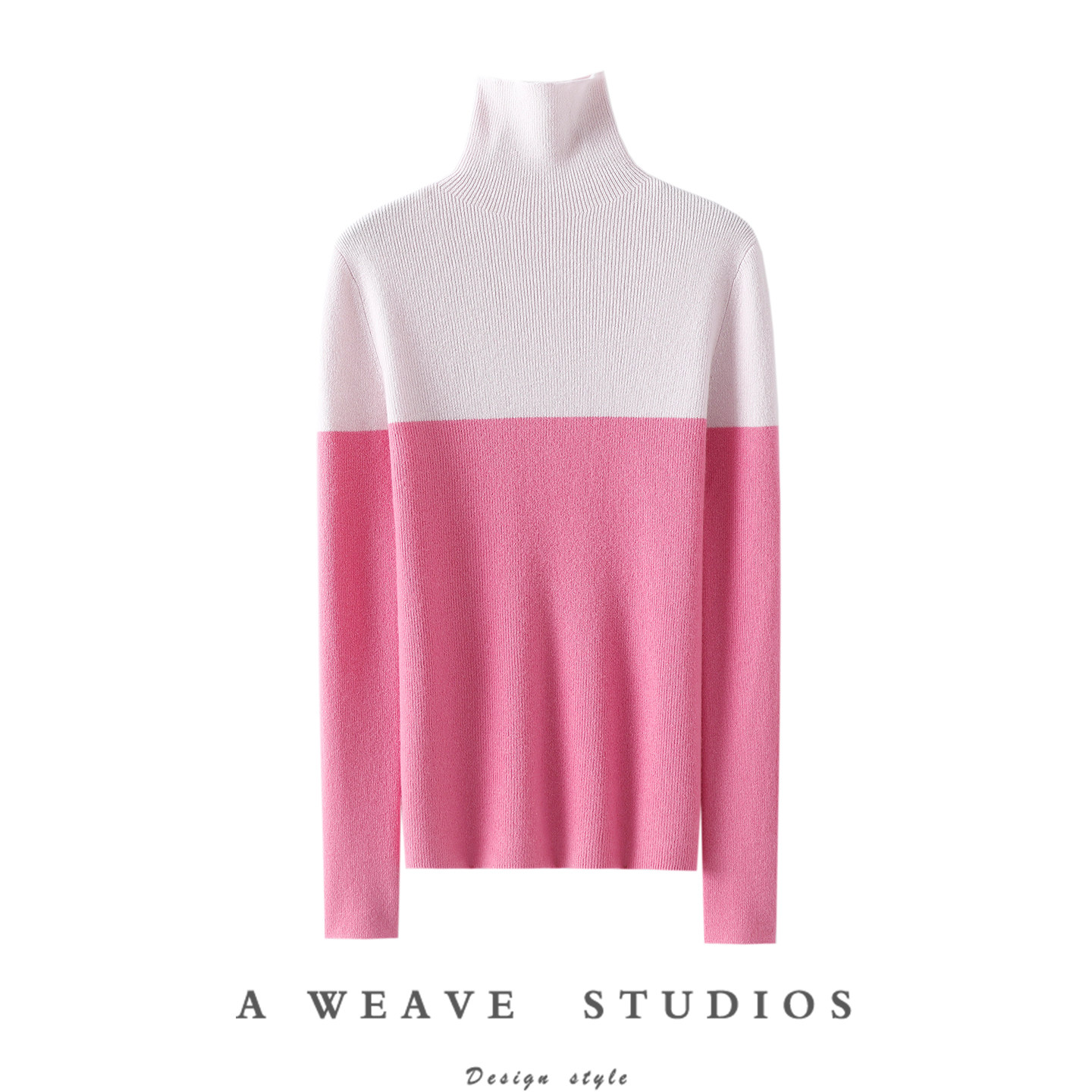 结构美学！迷S人了~高领100%纯山羊绒衫女纯羊绒毛衣针织打底衫,女装/女士精品,羊绒衫,淘宝优惠券,粉丝福利购,淘宝优惠卷