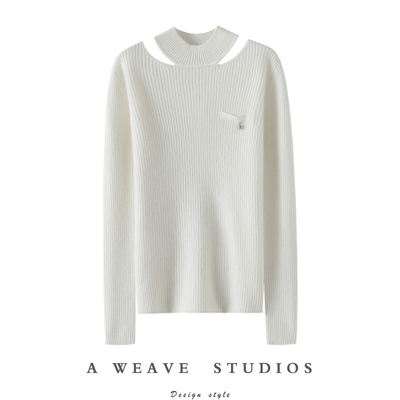 启超官方高端100%纯山羊绒衫