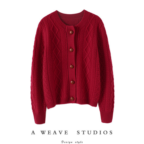 启超高端100%纯山羊绒衫