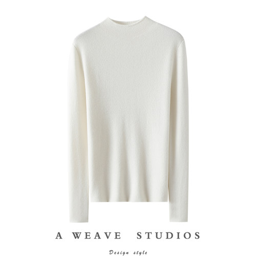 启超官方高端100%纯山羊绒衫