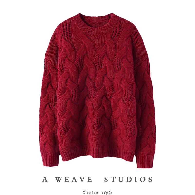 启超高端100%纯山羊绒衫