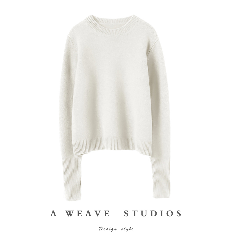 启超高端100%纯山羊绒衫