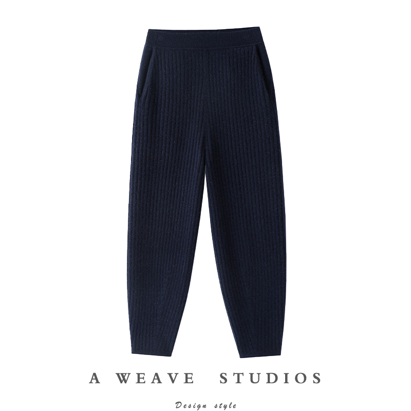 启超官方高端100%纯山羊绒裤