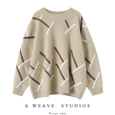 启超官方高端100%纯山羊绒衫