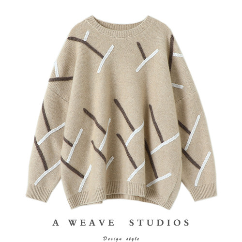 启超官方高端100%纯山羊绒衫