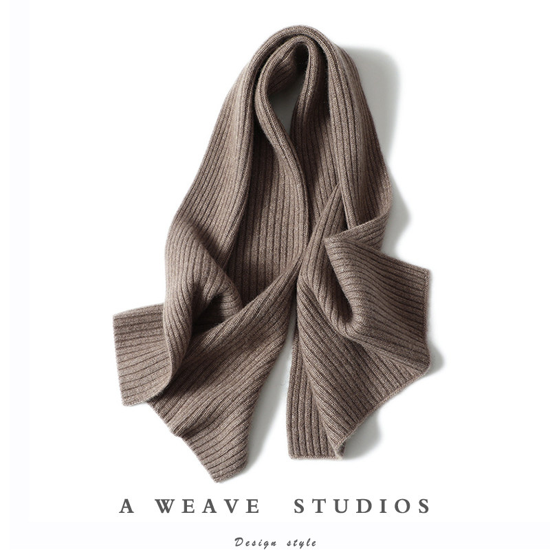 启超官方高端100%纯山羊绒围巾