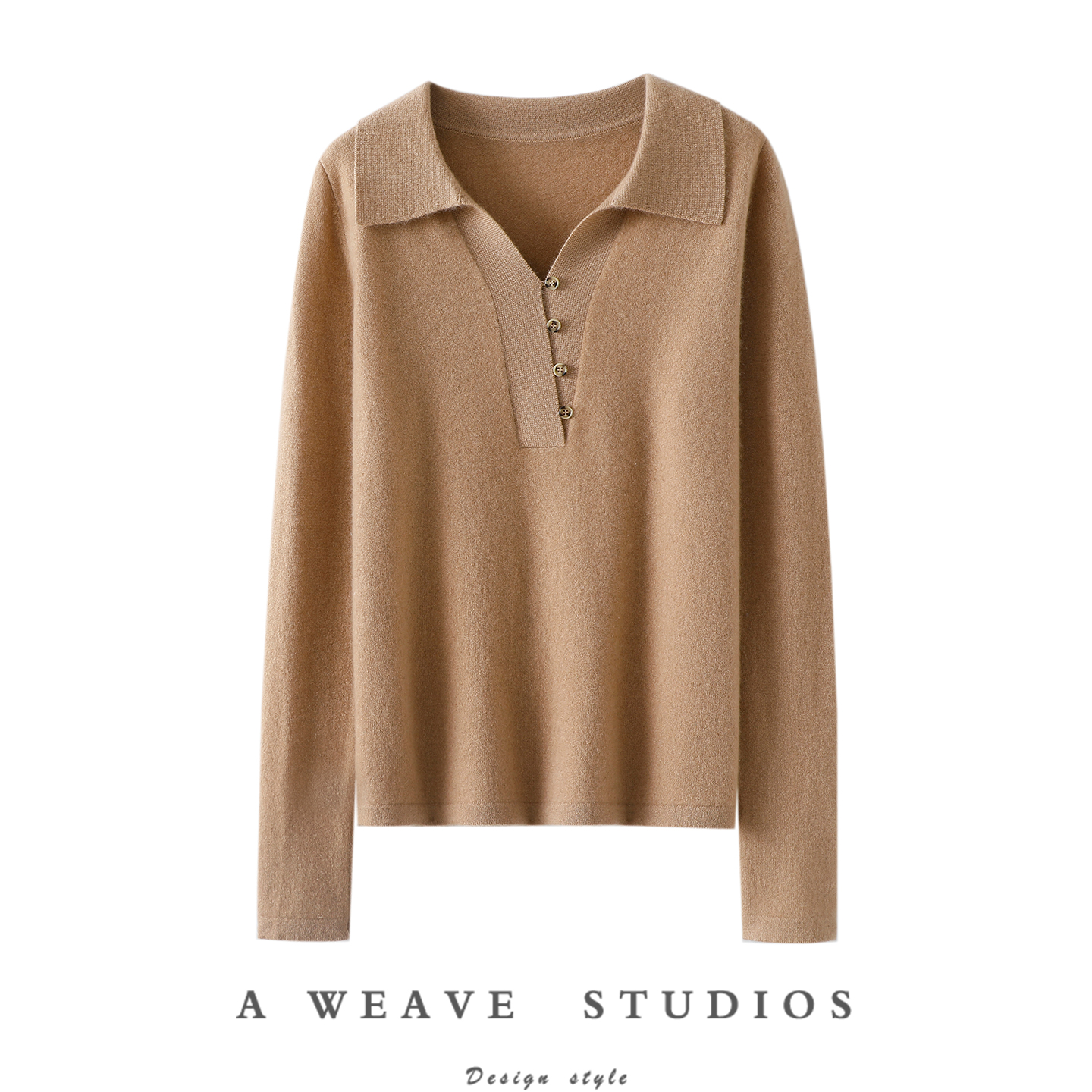 启超官方高端100%纯山羊绒衫