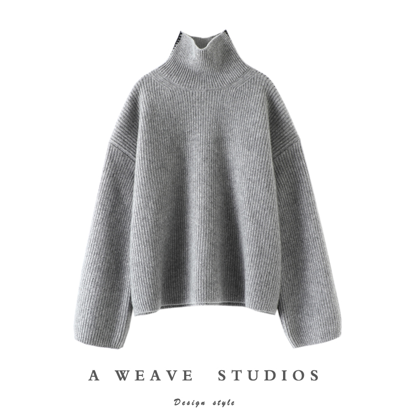 启超官方高端100%纯山羊绒衫