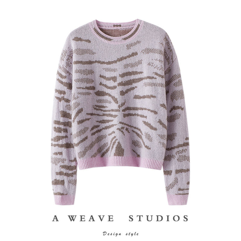 启超官方高端100%纯山羊绒衫