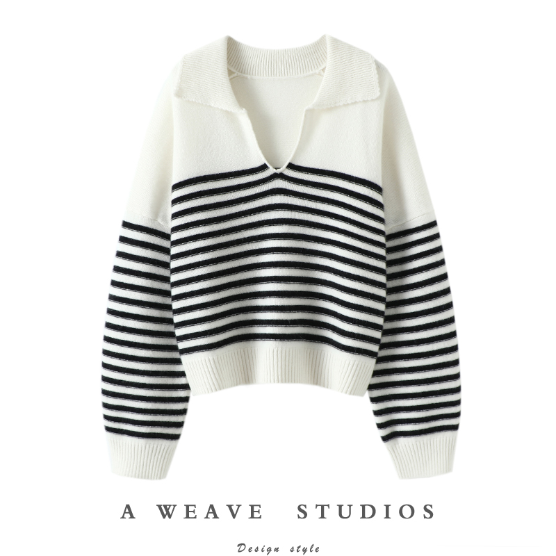 启超高端100%纯山羊绒衫