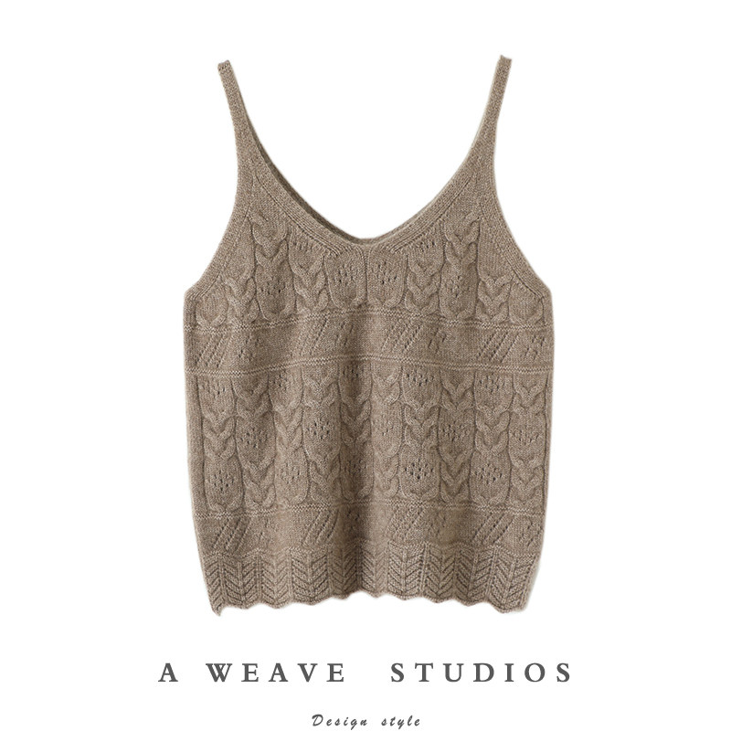 这钱花的真值！波浪绞花100羊绒吊带女纯羊绒衫毛衣秋冬加厚背心,女装/女士精品,羊绒衫,淘宝优惠券,粉丝福利购,淘宝优惠卷