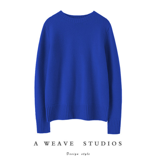 启超高端100%纯山羊绒衫