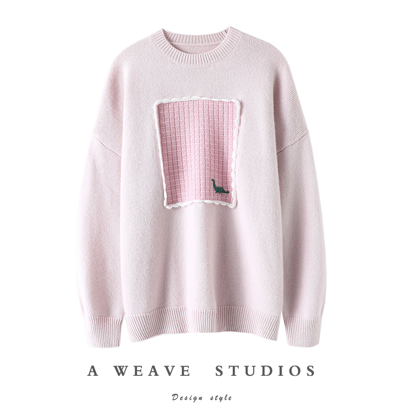 启超官方高端100%纯山羊绒衫