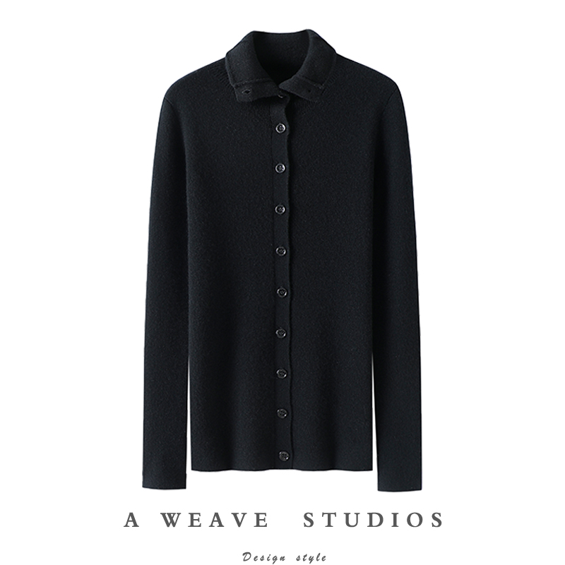 启超官方高端100%纯山羊绒衫