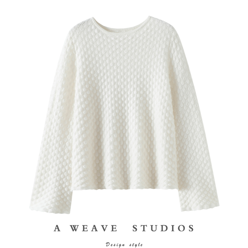 启超官方高端100%纯山羊绒衫