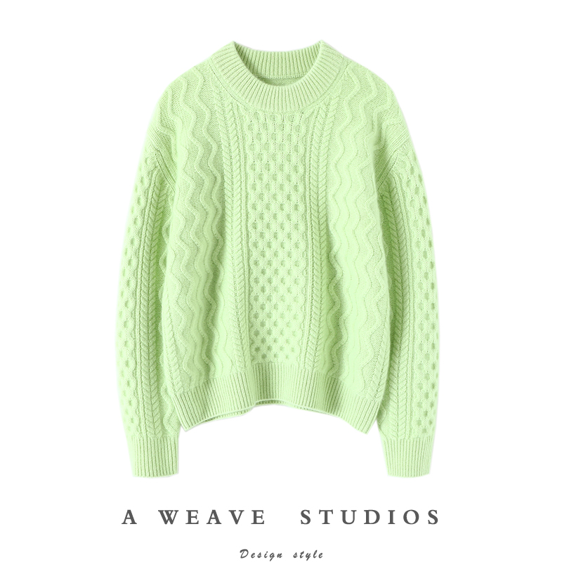 启超官方高端100%纯山羊绒衫