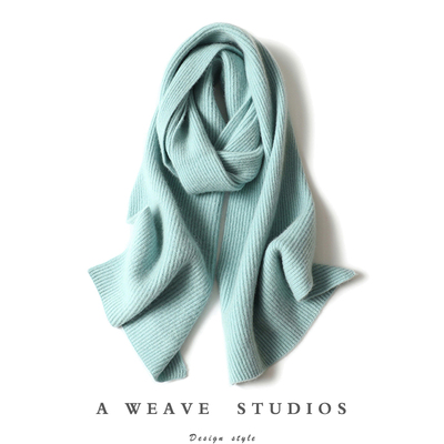 启超官方高端100%纯山羊绒围巾