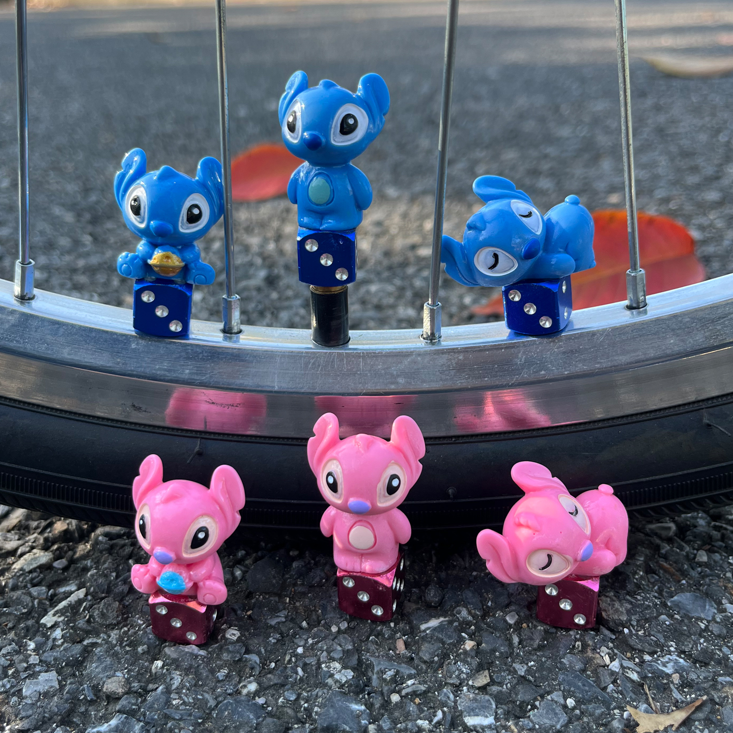 自行车气嘴帽山地车轮胎气门芯盖公路车装饰儿童折叠车气嘴套改装