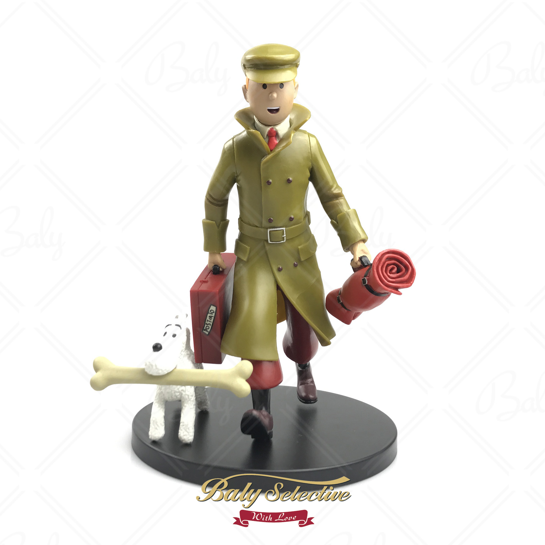 丁丁历险记新品1:9现货18cm7寸人偶手办模型动漫摆件TinTin在旅行