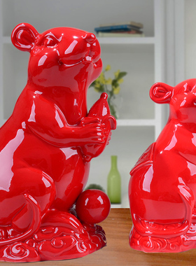 卡通简约动物桌面镇宅现代创意