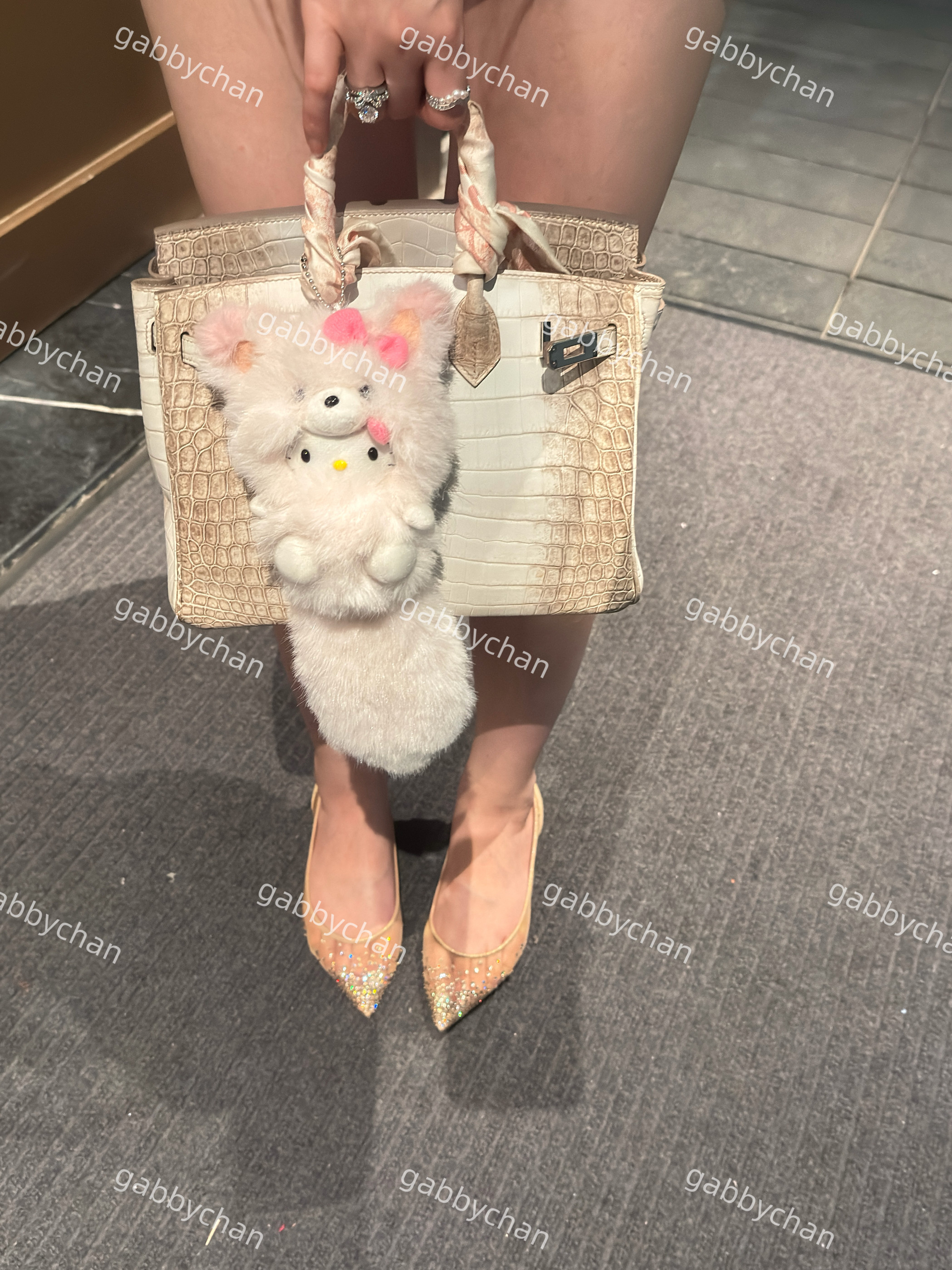 现货 北海道限定 多巴胺大尾巴挂件 高品质版 可爱毛绒公仔玩偶