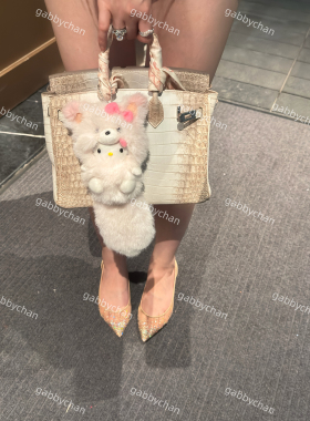 现货 北海道限定 多巴胺大尾巴挂件 高品质版 可爱毛绒公仔玩偶