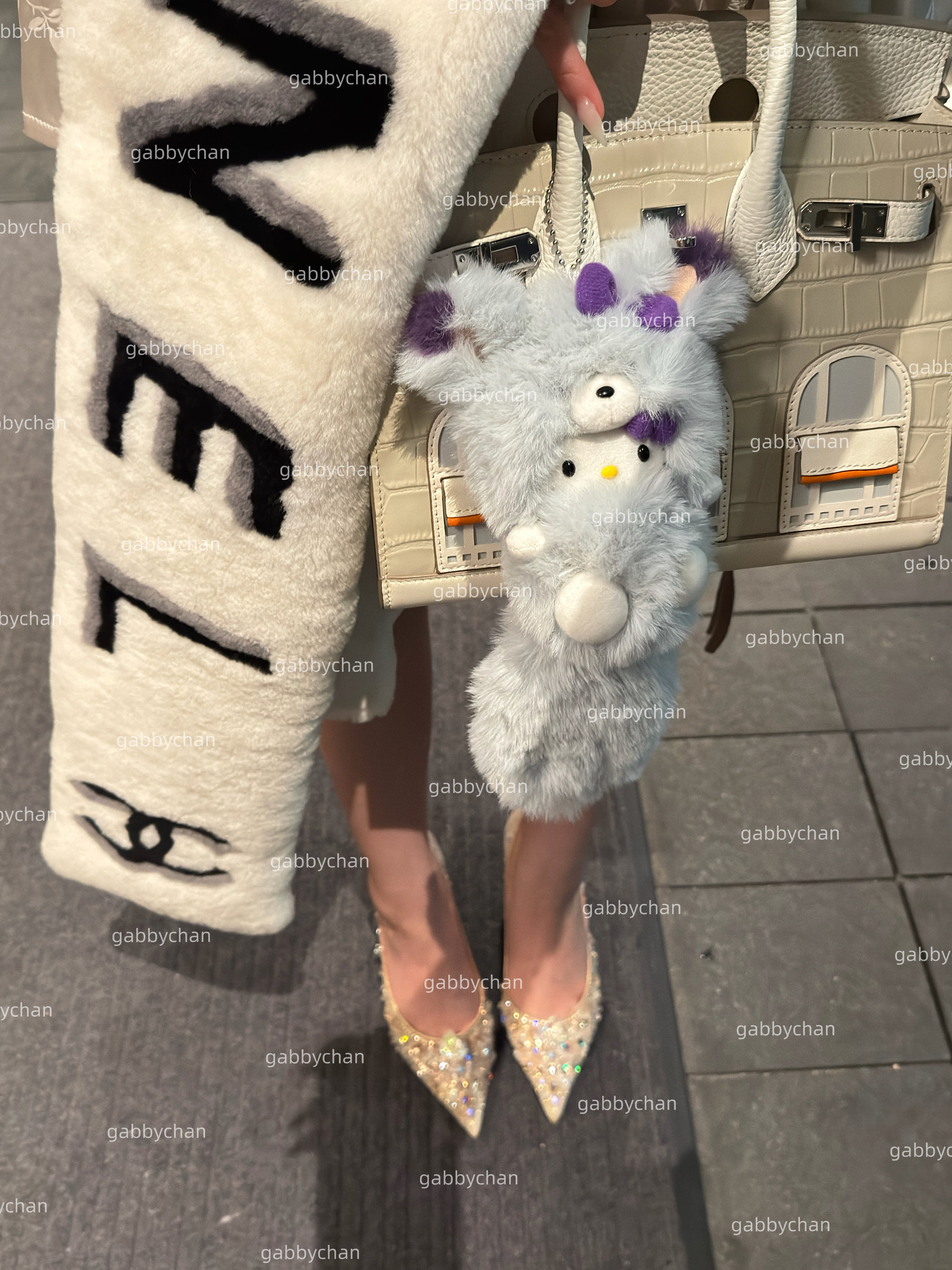 现货 北海道限定 多巴胺大尾巴挂件 高品质版 可爱毛绒公仔玩偶