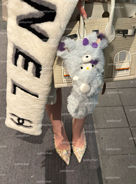 现货 北海道限定 多巴胺大尾巴挂件 高品质版 可爱毛绒公仔玩偶