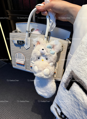 现货 北海道限定 多巴胺大尾巴挂件 高品质版 可爱毛绒公仔玩偶