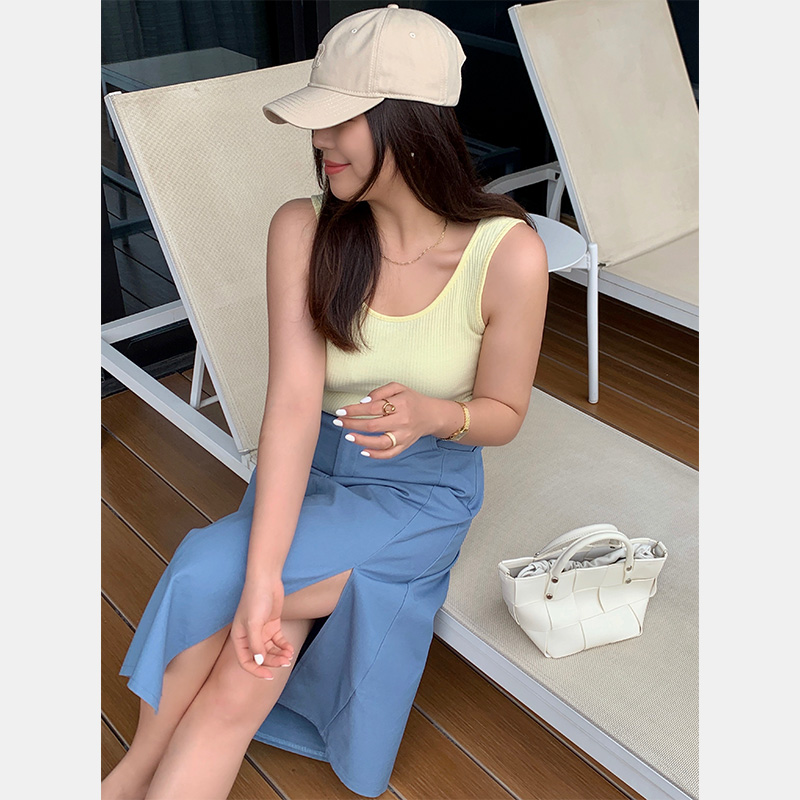 大码吊带背心女夏外穿遮肚显瘦