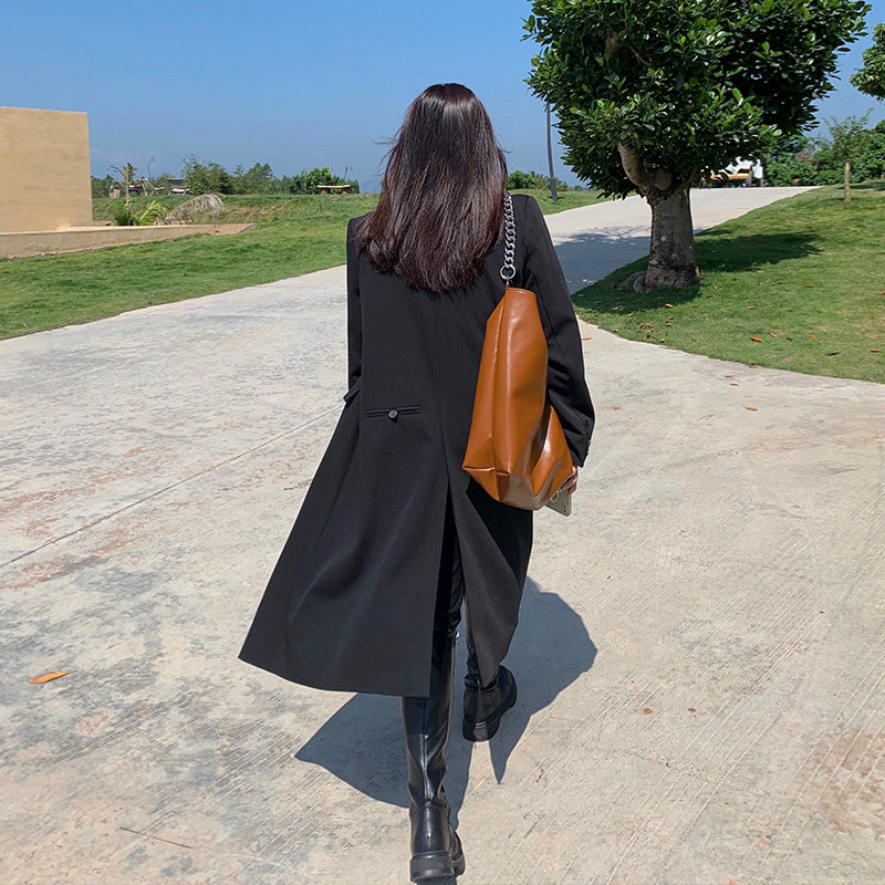 大码女装微胖mm黑色西装大衣女秋冬2021新款灰色中长款风衣外套女,女装/女士精品,常规大码外套,淘宝优惠券,粉丝福利购,淘宝优惠卷