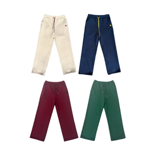 Aleksandre棉宝 ”木棉花“  新疆长绒棉直筒加绒卫裤