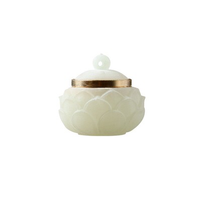 h镂空夜光石香囊挂件o配