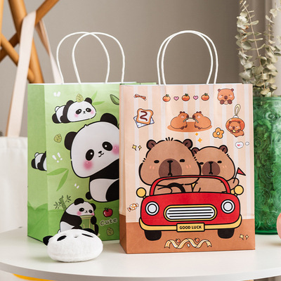 励志手提礼品袋创意卡通
