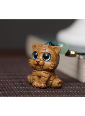 丑东西挂件创意绿檀木生