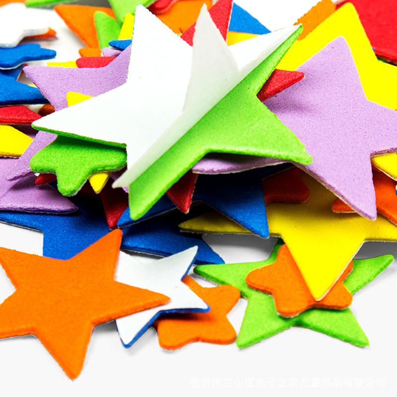 EVA泡沫海绵卡通贴片带背