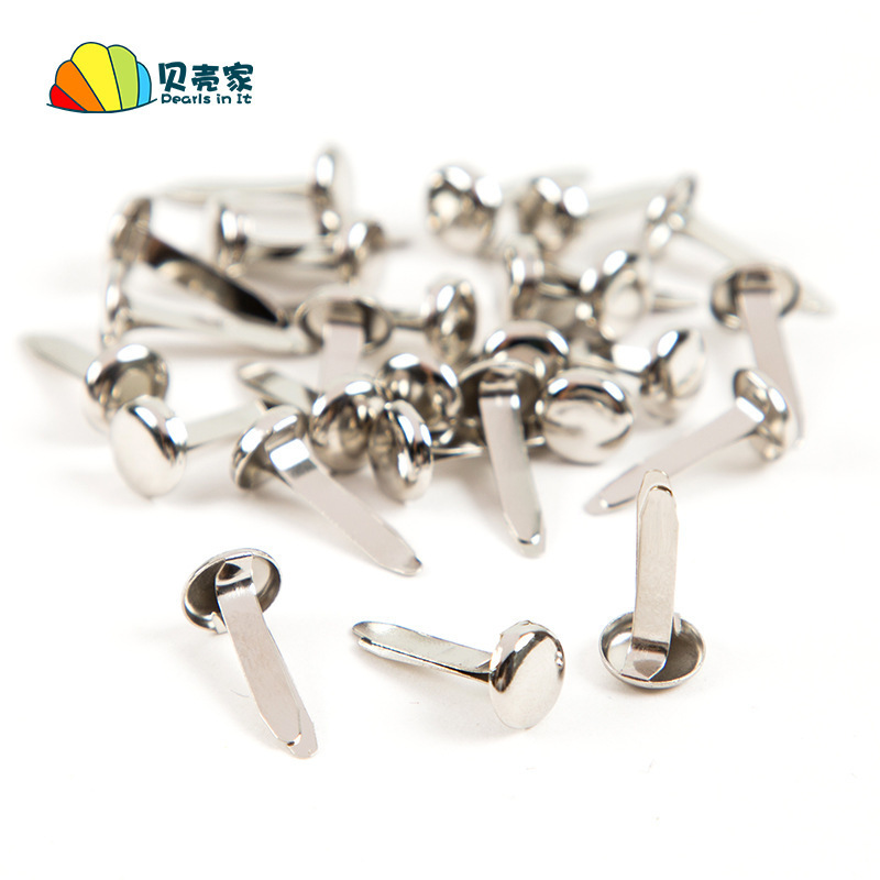 两脚钉双脚钉盒装分脚钉儿童手工diy二脚钉幼儿园美工区区域材料