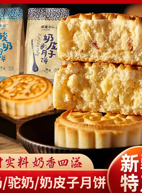 新疆特产塔麦尔奶皮子月饼350g