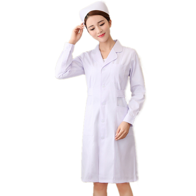 护士服白色粉色蓝色南丁格尔