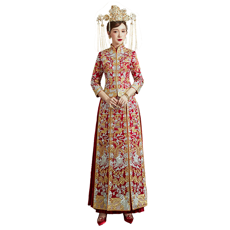 秀禾服新娘2026夏季新款结婚中式婚纱礼服古装嫁衣中国风婚服秀禾