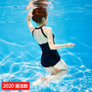 游泳衣女夏连体性感小胸遮肚显瘦保守韩国ins温泉2021年新款 泳装